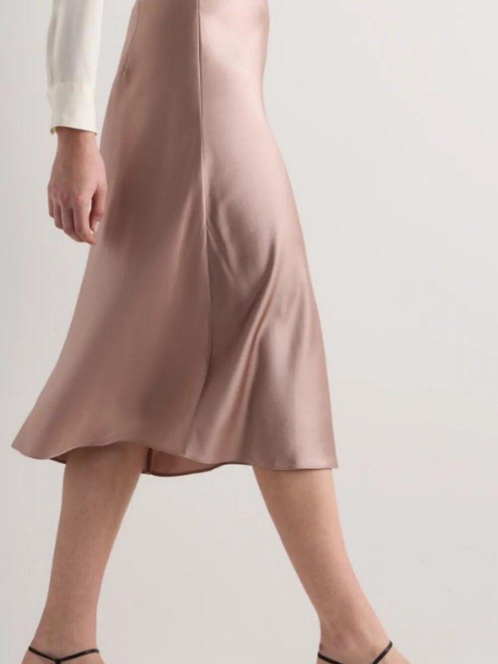 NWOT QUINCE 100% Washable Silk Skirt